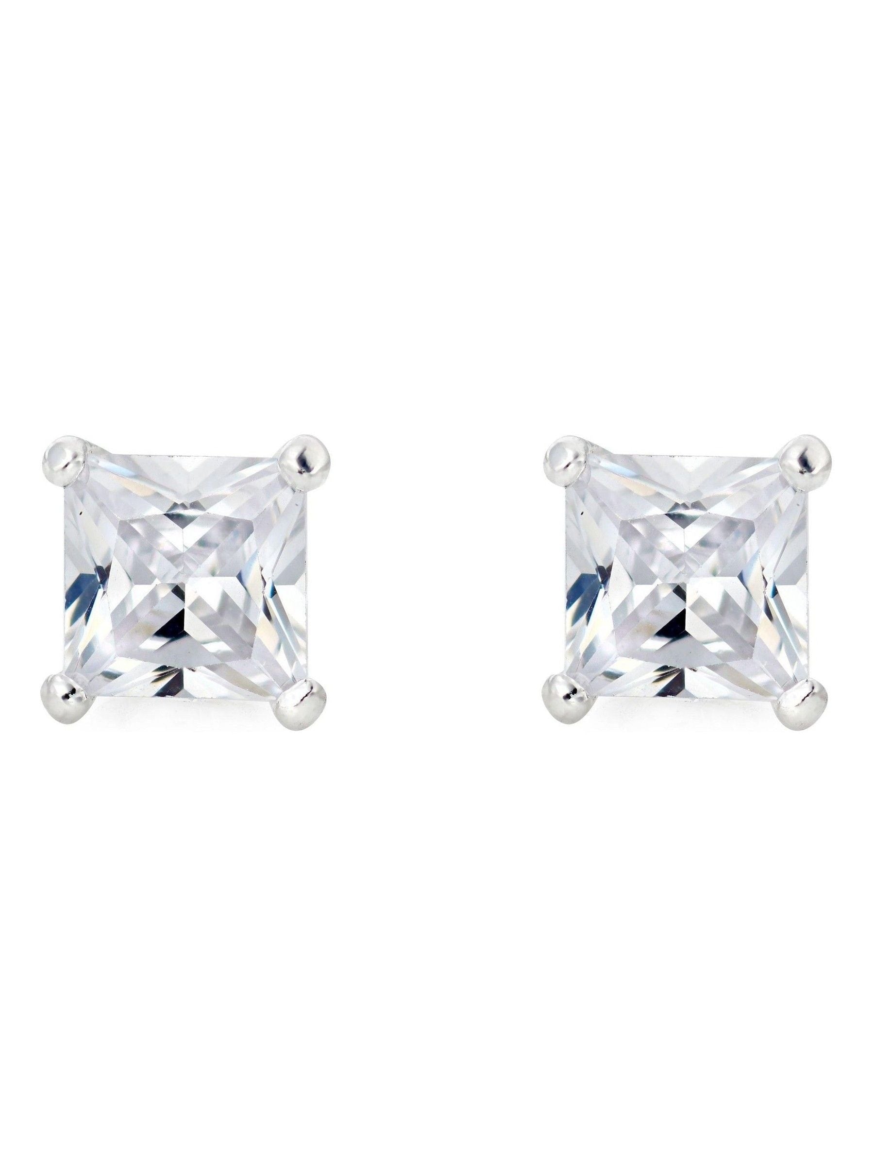 Beaverbrooks cubic zirconia earrings 14mm - British product