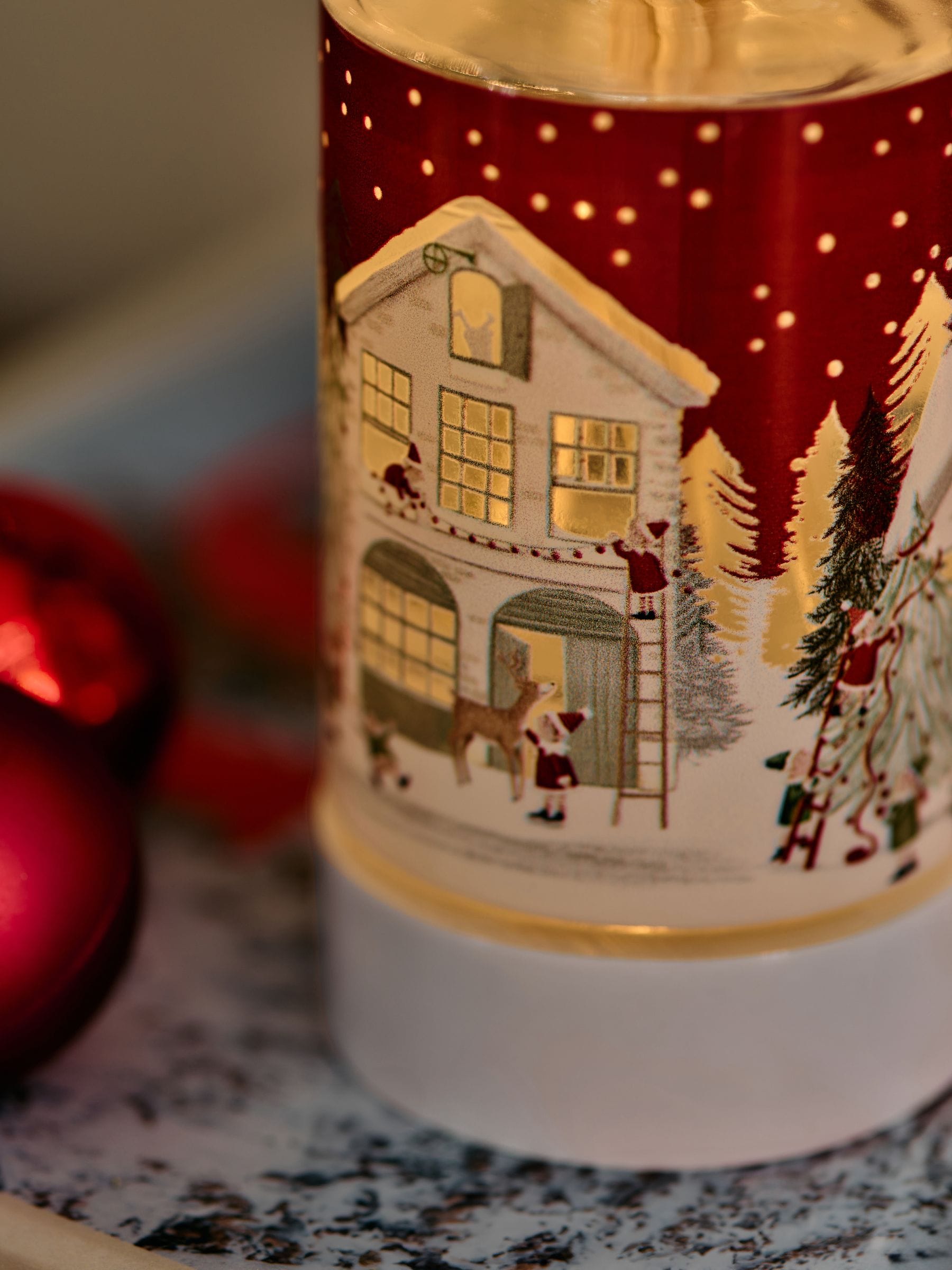 Santa Festive Spice 100ml Light Up Reed Diffuser