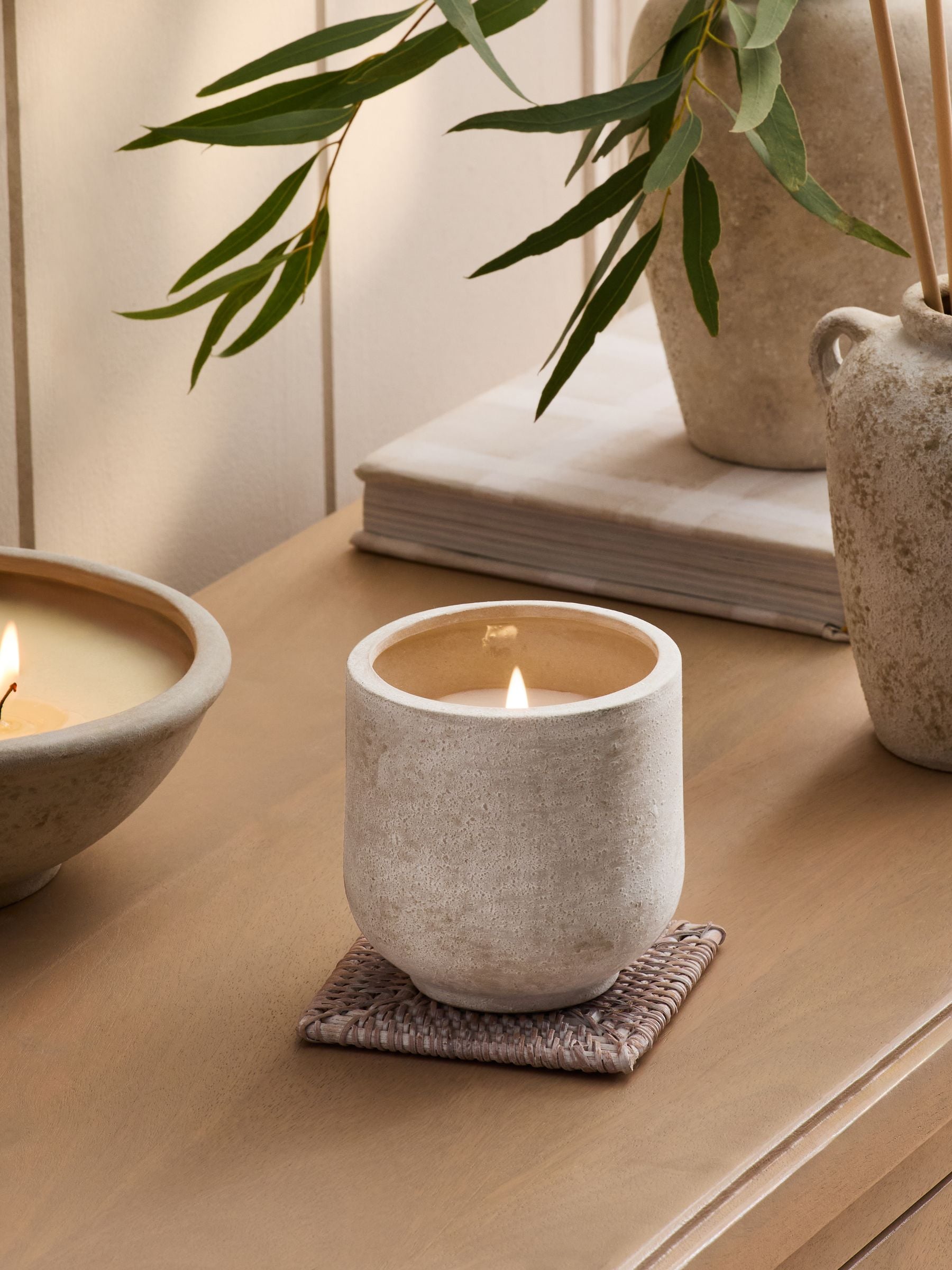 Lydford Pink Pepper and Sandalwood candle (British brand)