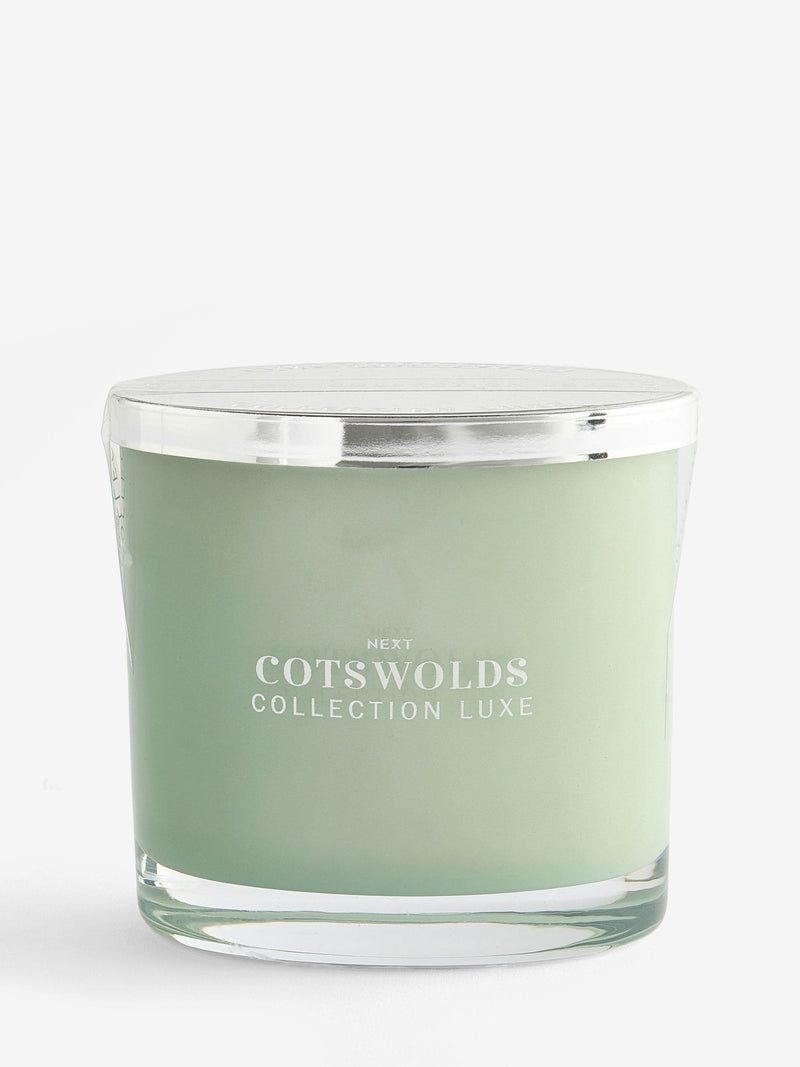 Collection Luxe Cotswolds vetiver and lemon scented candle - British product