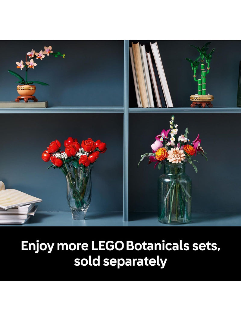 LEGO Pretty Pink Flower Bouquet building set, imported from the UK