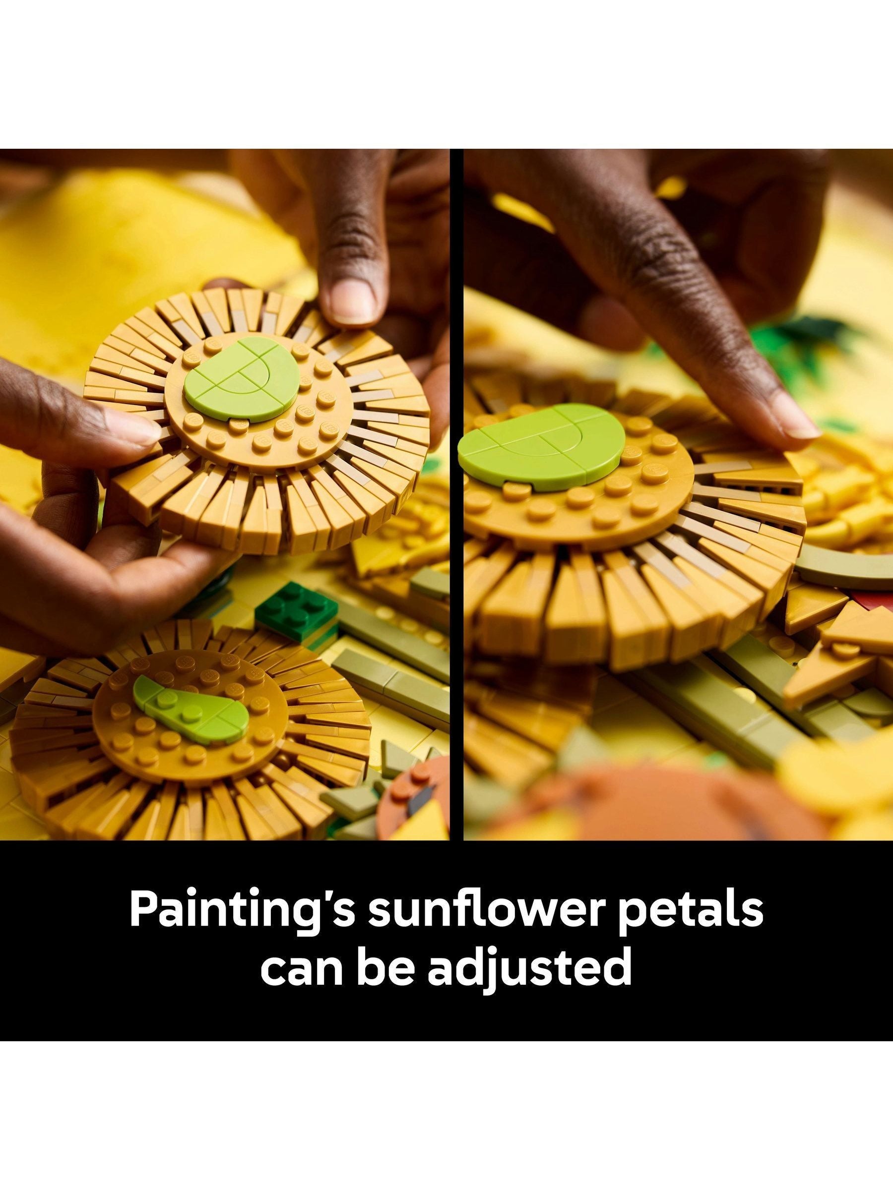 LEGO Art Van Gogh Sunflowers building set 31215, UK version