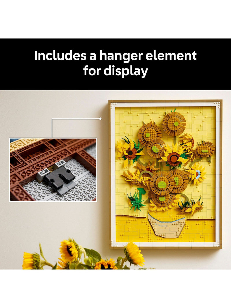 LEGO Art Van Gogh Sunflowers building set 31215, UK version
