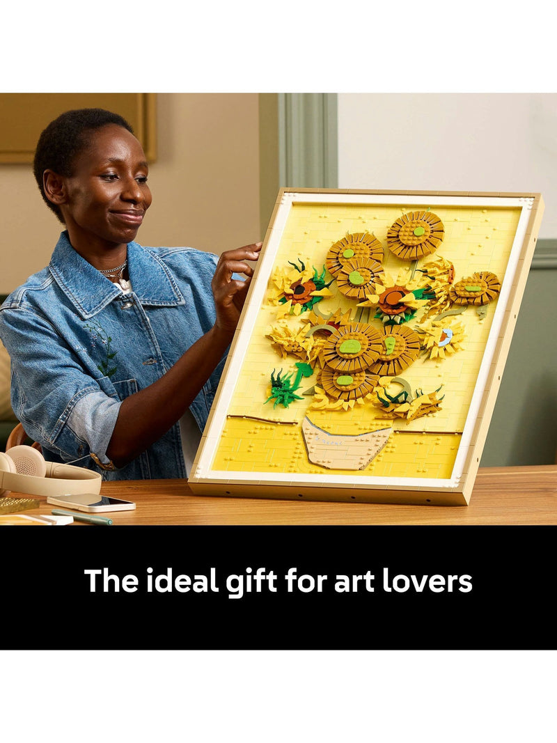 LEGO Art Van Gogh Sunflowers building set 31215, UK version