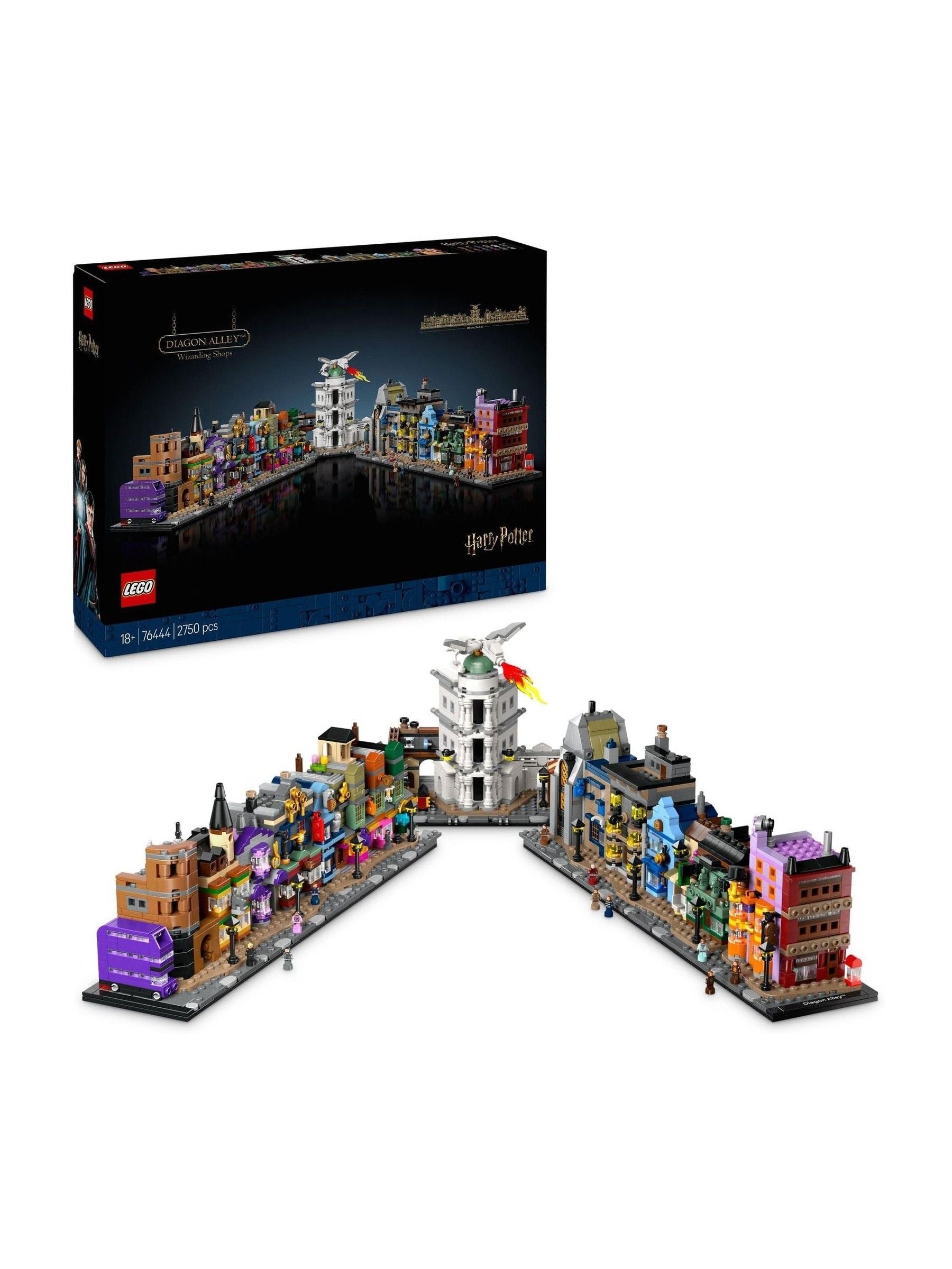 LEGO Harry Potter Diagon Alley microscale building set, UK version