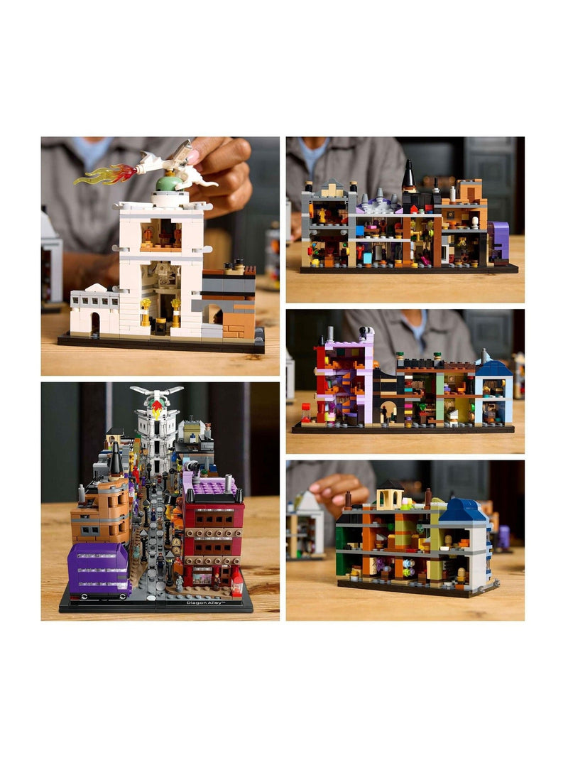LEGO Harry Potter Diagon Alley microscale building set, UK version