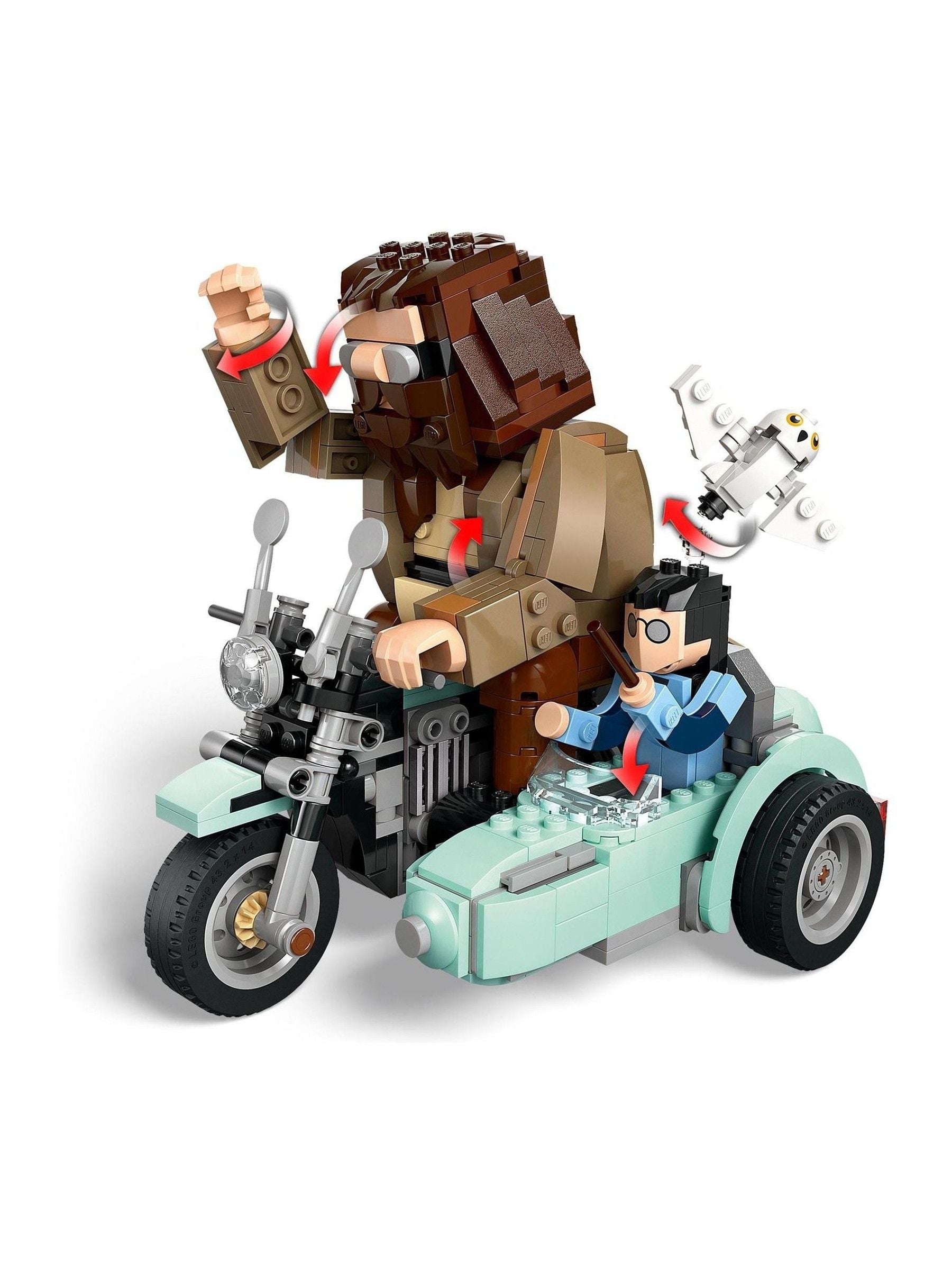LEGO Harry Potter Hagrid's Motorcycle Ride building set - British product