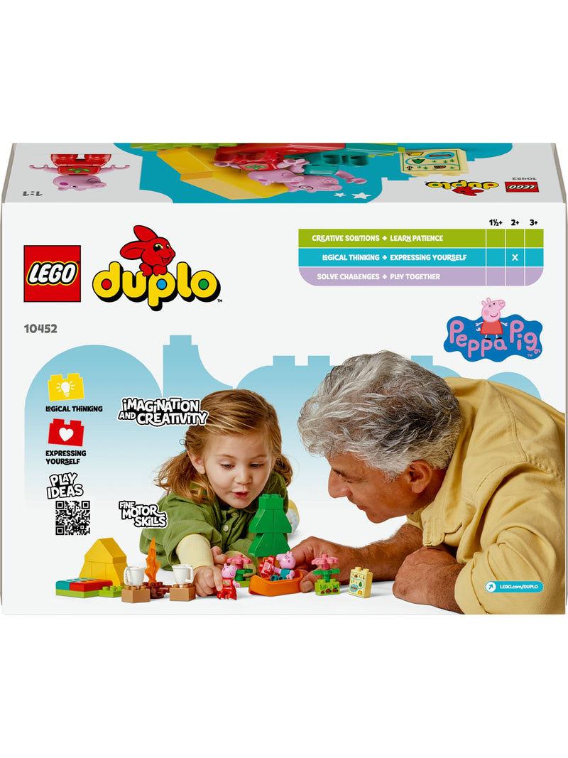 LEGO DUPLO Peppa Pig camping toy set imported from the UK