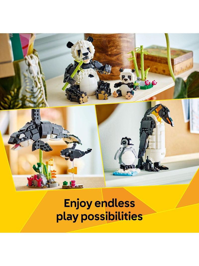 LEGO Creator 3in1 Panda Family building toy, UK version