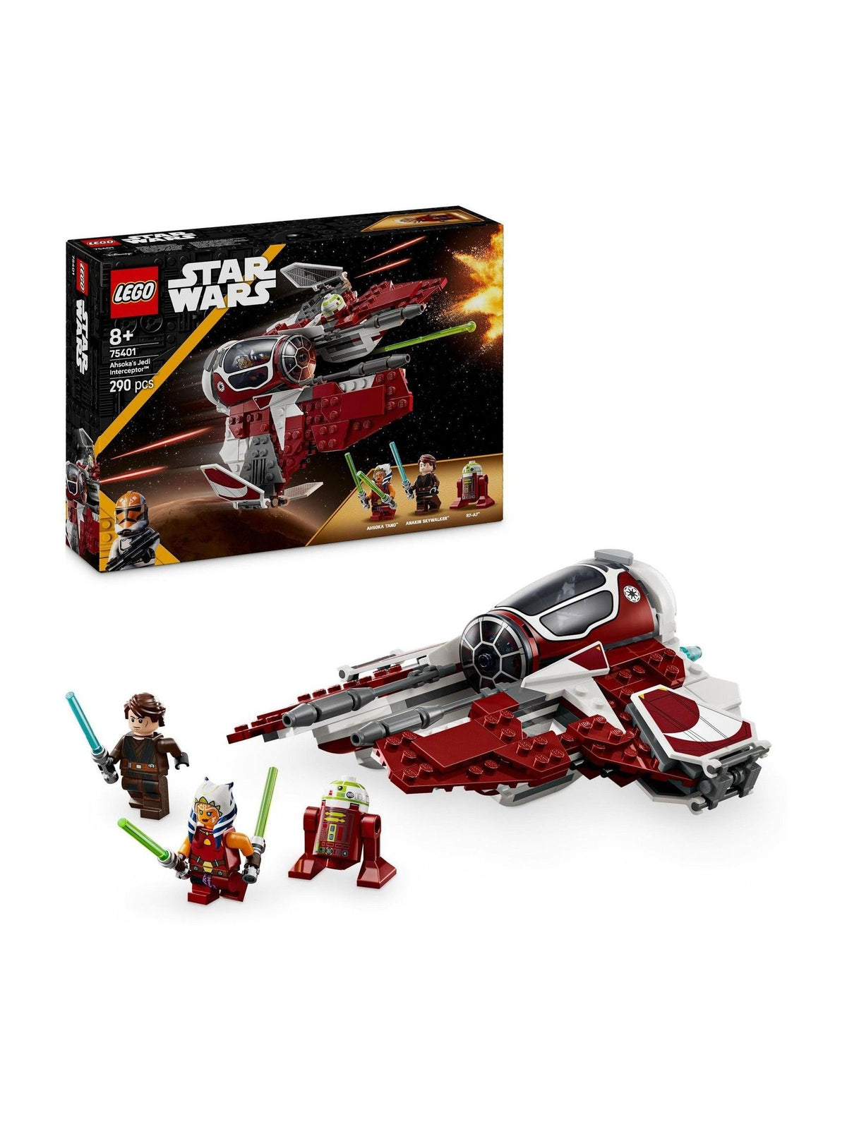 LEGO Ahsoka's Jedi Interceptor building toy - British product