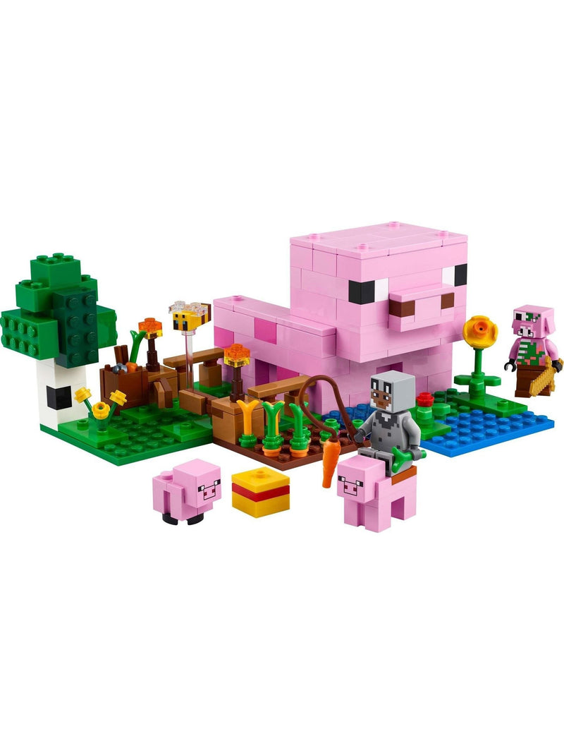 LEGO Minecraft Baby Pig House toy set 21268, UK version