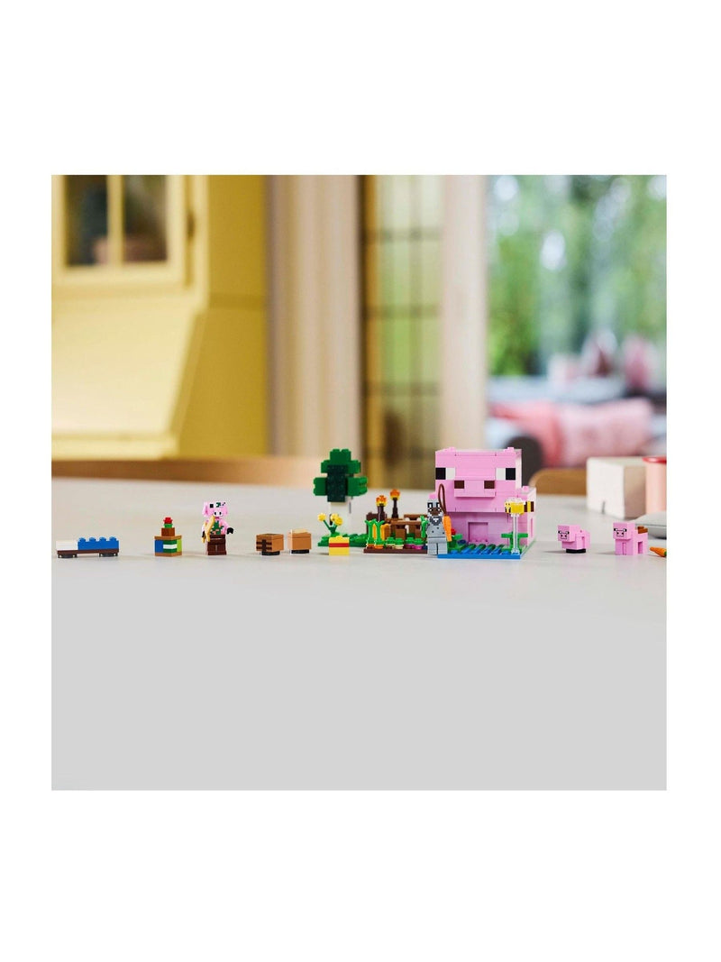 LEGO Minecraft Baby Pig House toy set 21268, UK version