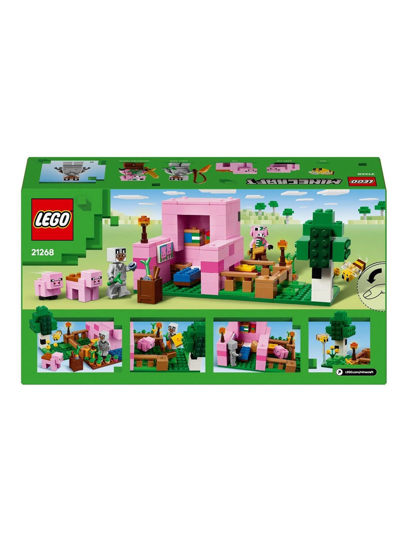 LEGO Minecraft Baby Pig House toy set 21268, UK version