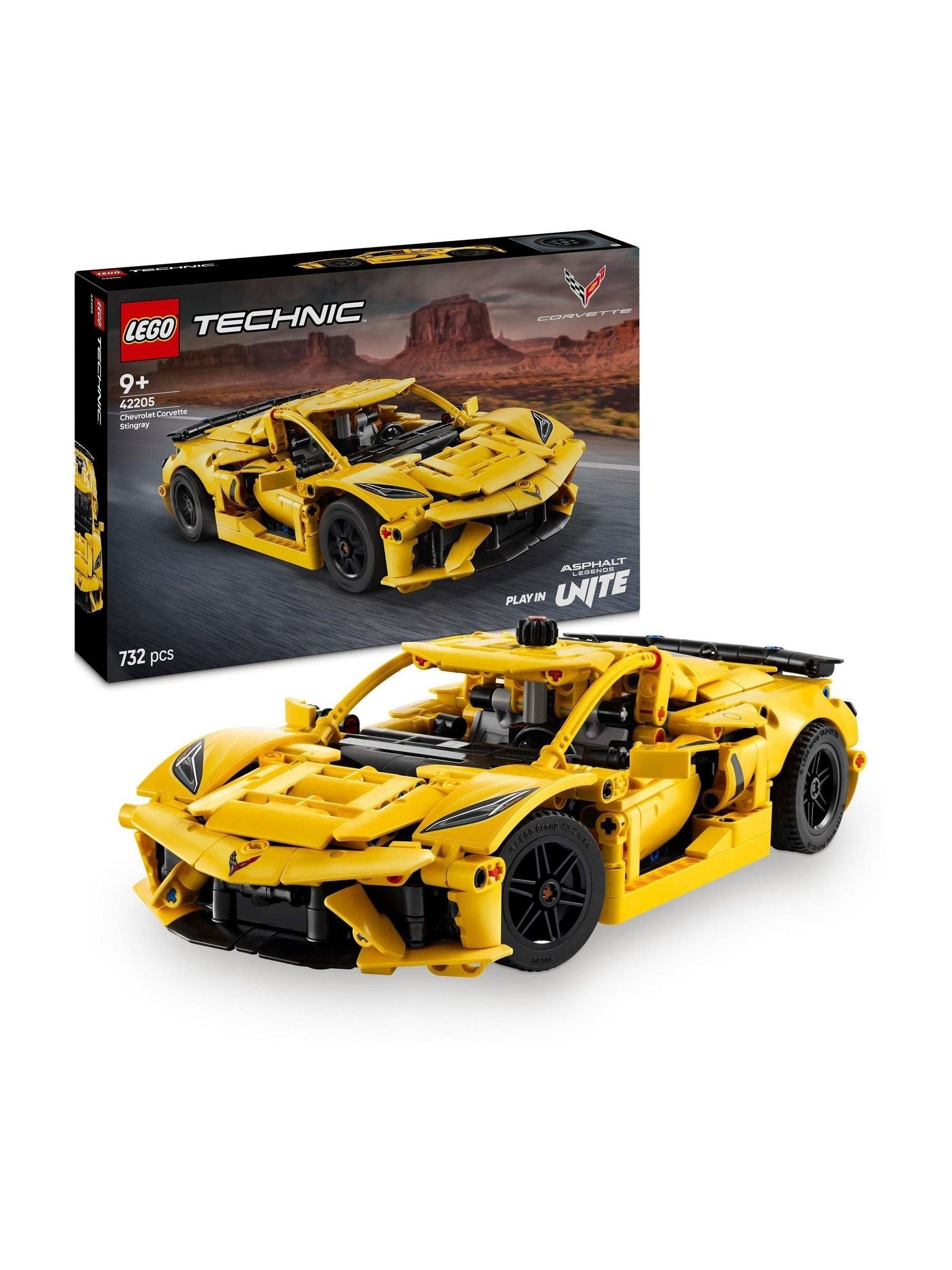LEGO Technic Corvette Stingray building set (British brand)