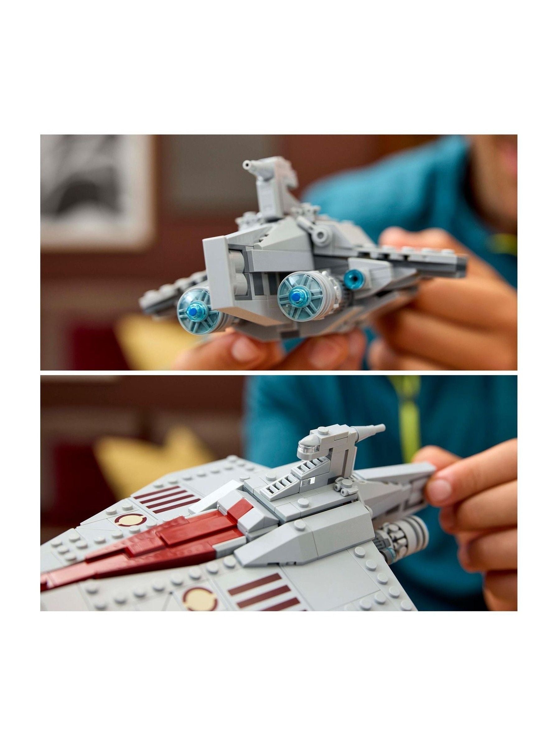 LEGO Star Wars Acclamator Class Assault Ship model, imported from the UK