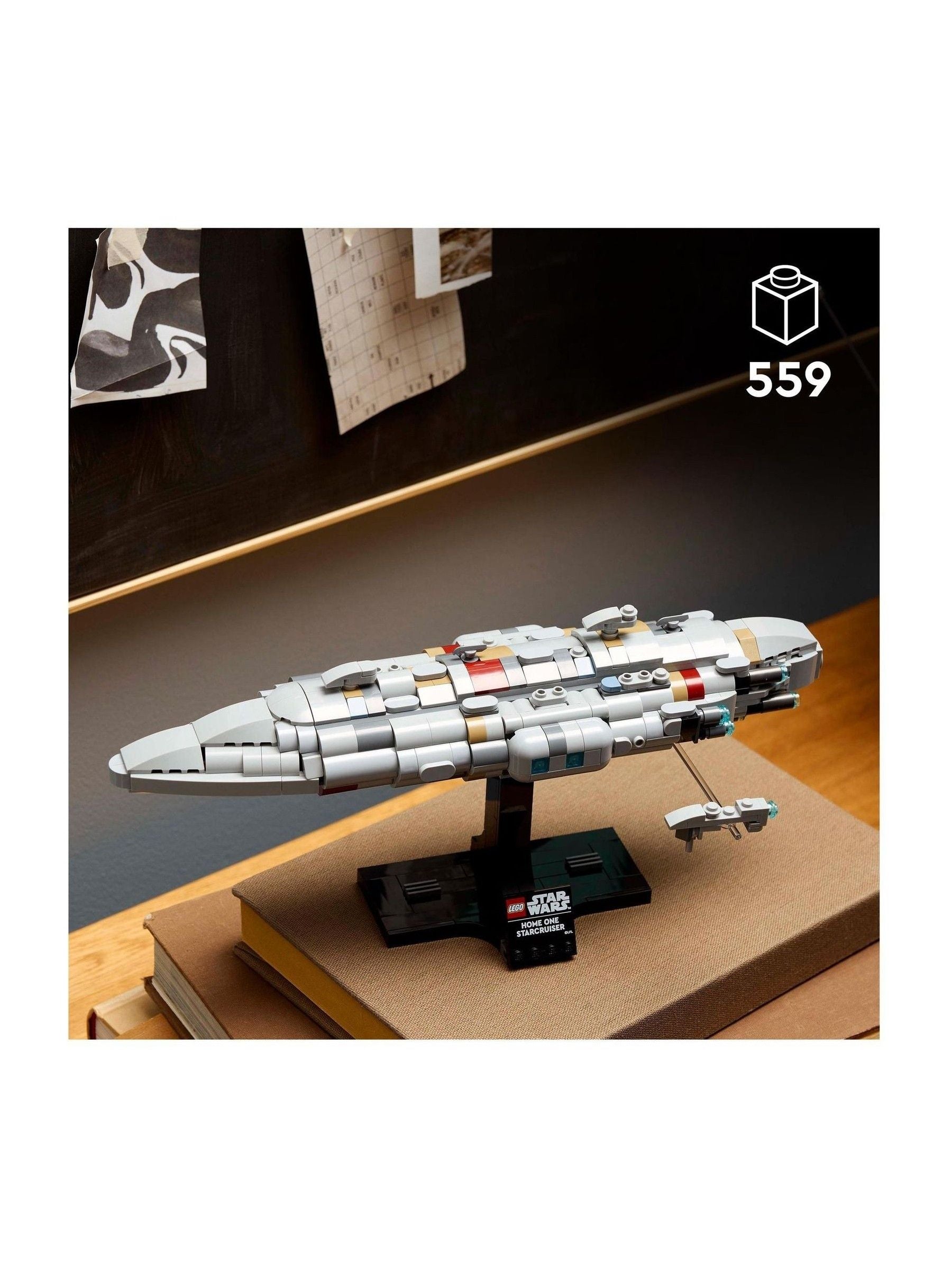 LEGO Star Wars Home One Starcruiser model set 75405 (British brand)
