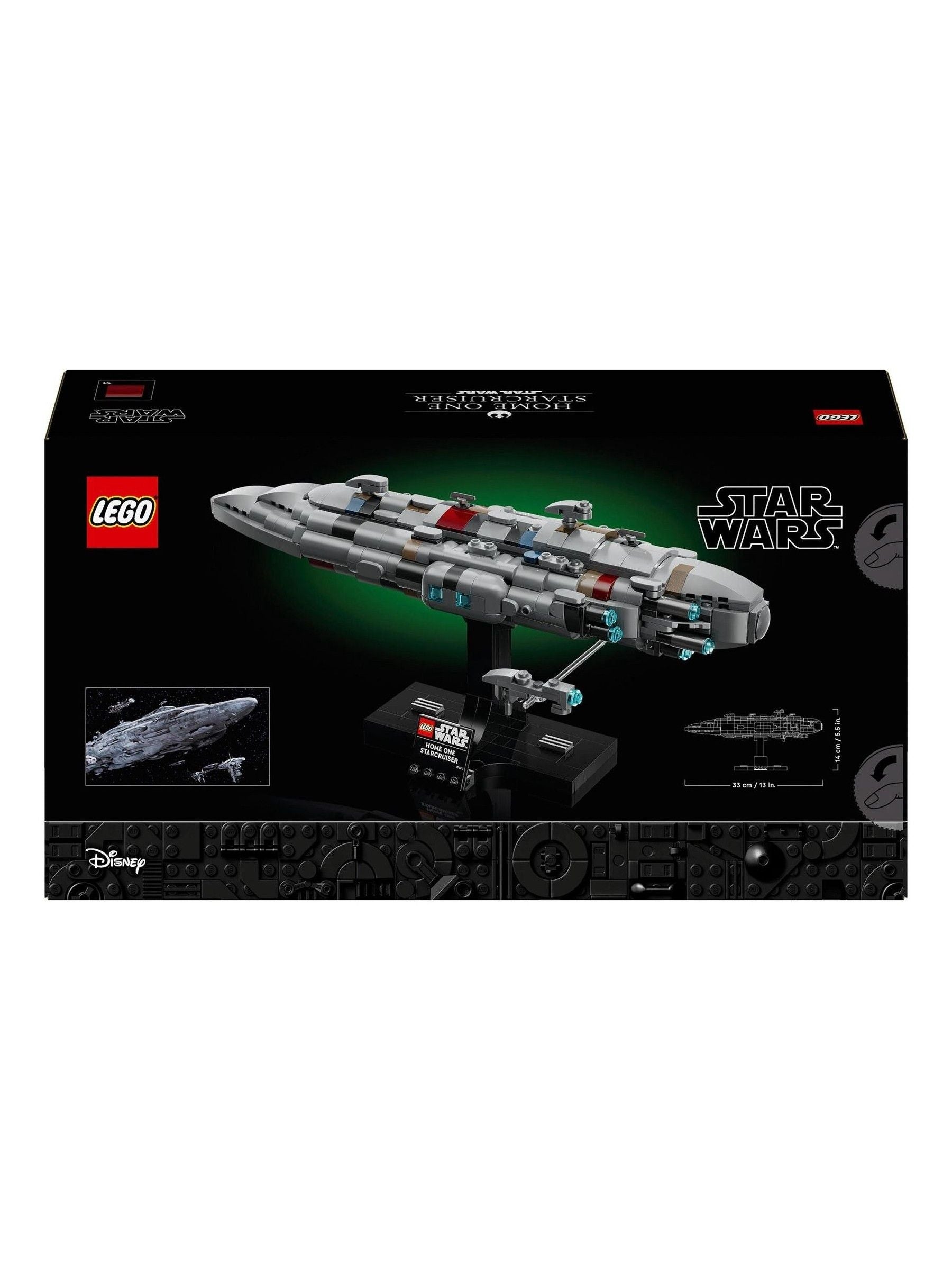 LEGO Star Wars Home One Starcruiser model set 75405 (British brand)