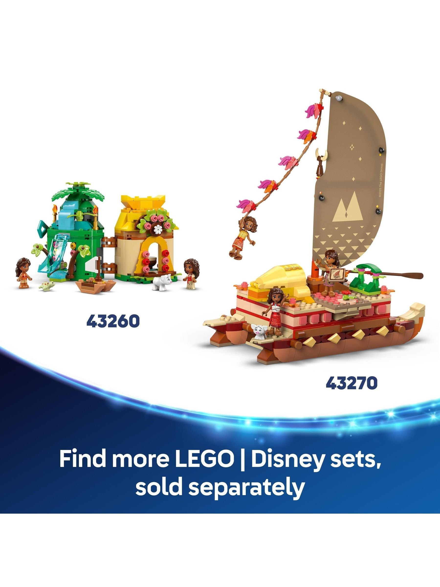 LEGO Disney Moana 2 Heihei building toy set (British brand)