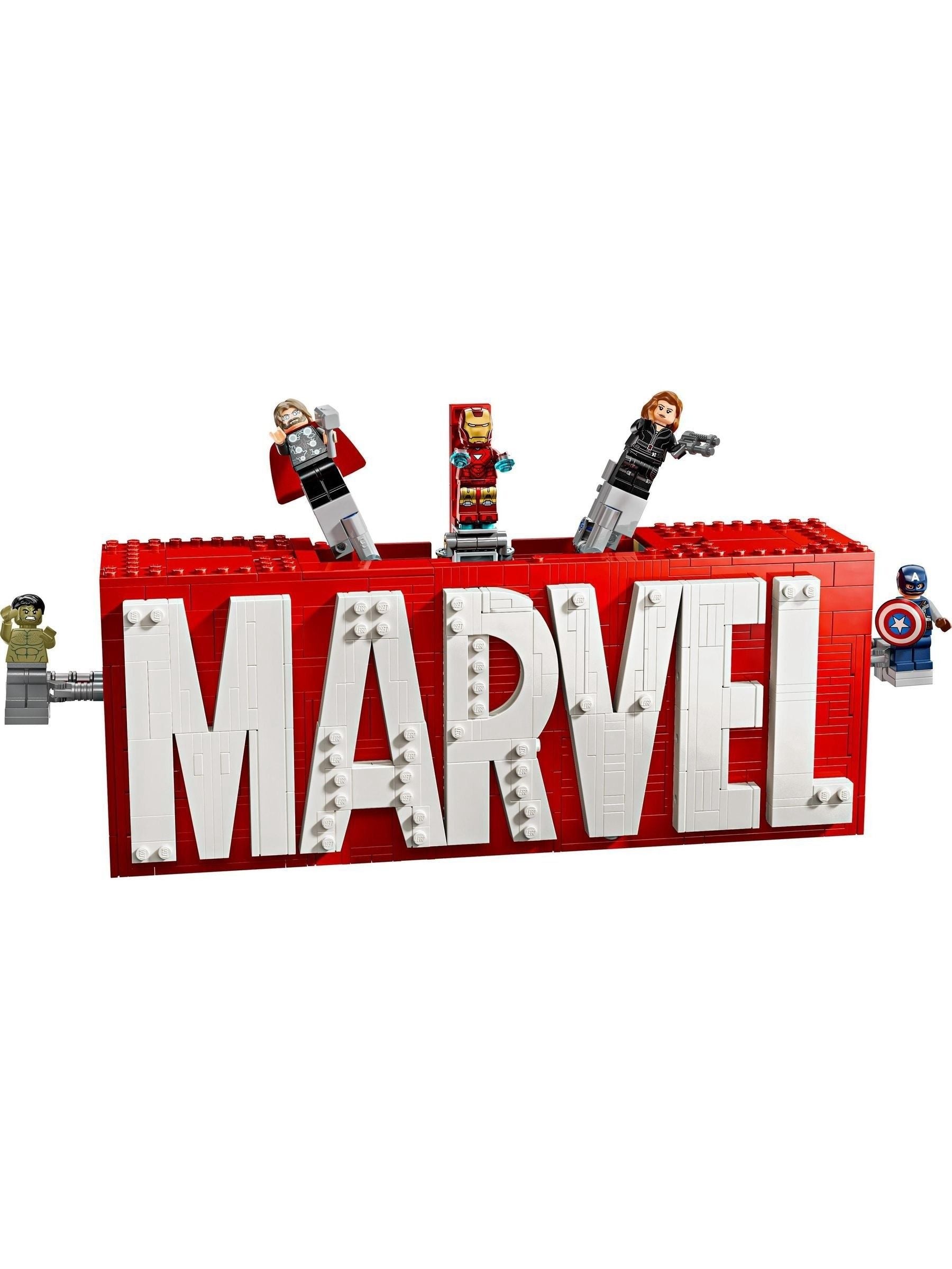 LEGO Marvel Logo set with minifigures 76313 (British brand)