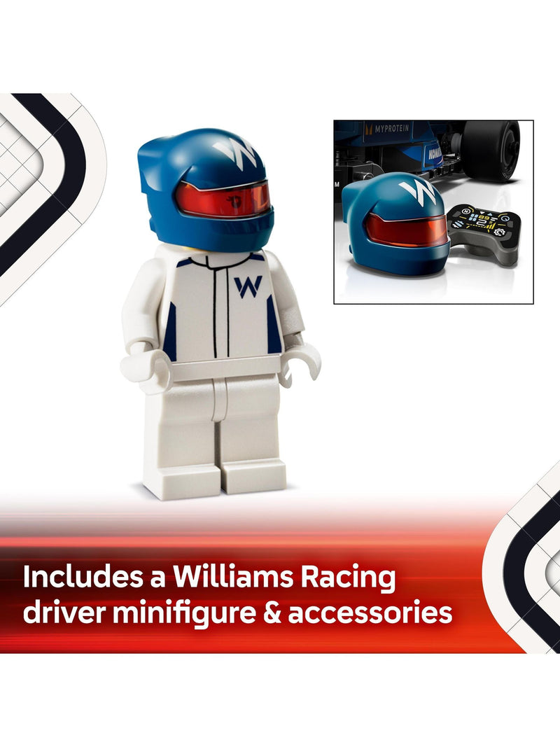 LEGO Speed Champions Williams FW46 F1 race car model, UK version