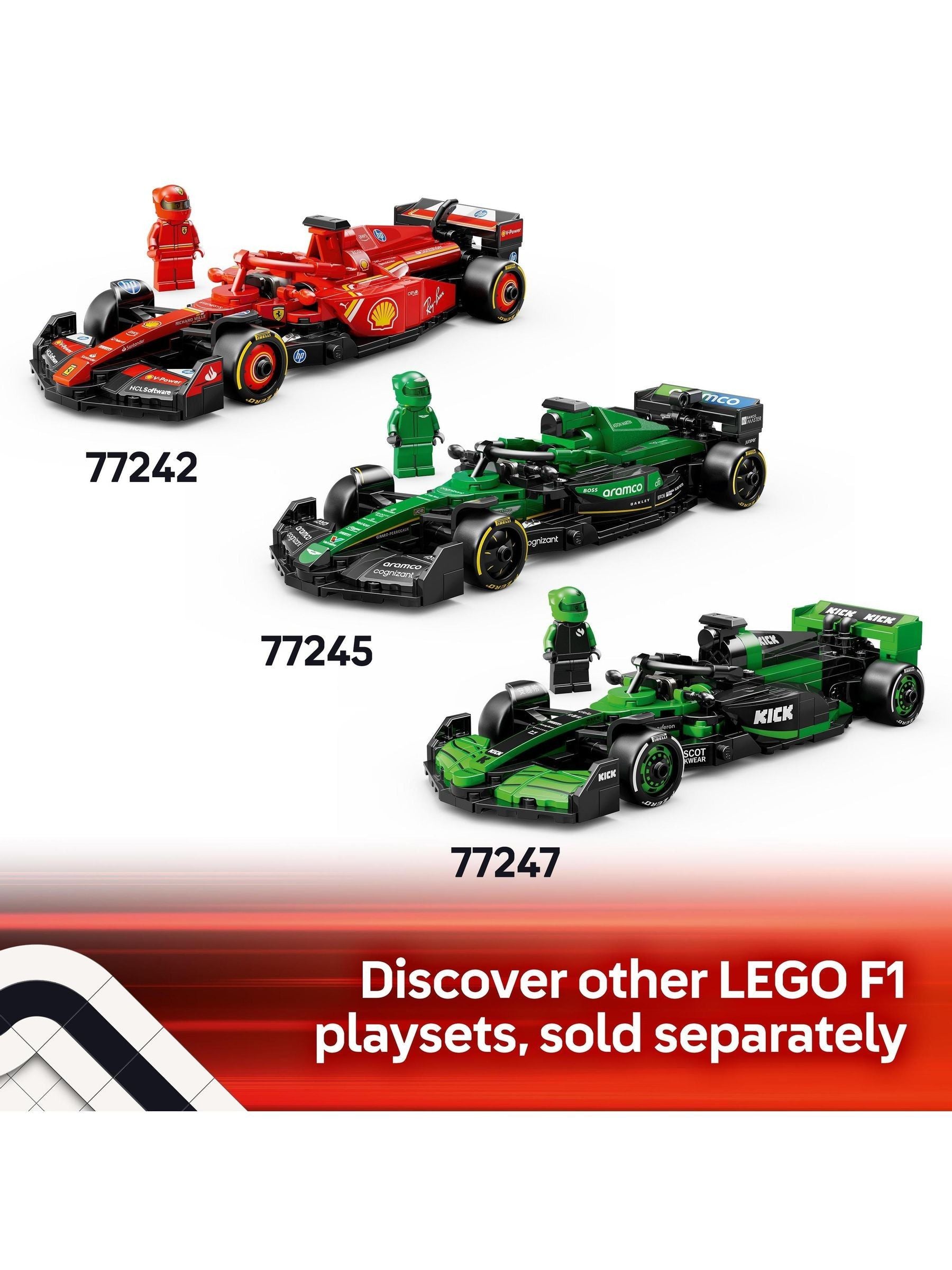 LEGO Speed Champions Williams FW46 F1 race car model, UK version