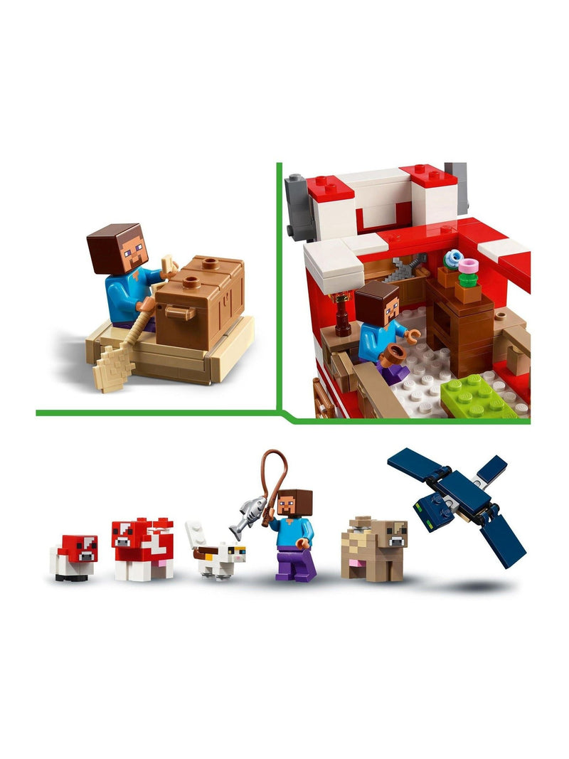LEGO Minecraft Mooshroom House playset (British brand)