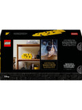 LEGO brick built Star Wars logo sign set 75407 - British product