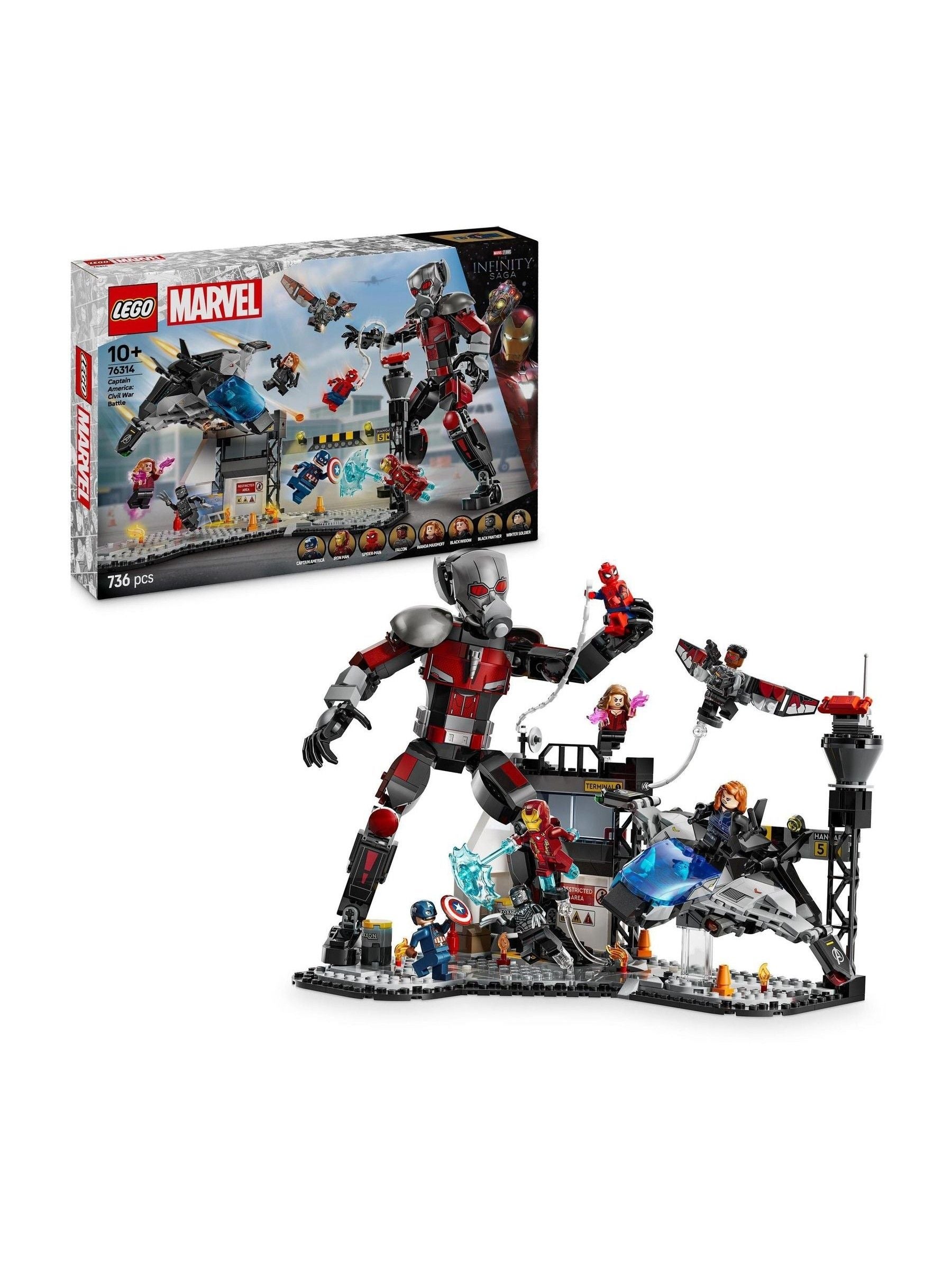 LEGO Marvel Captain America Civil War action battle set, imported from the UK