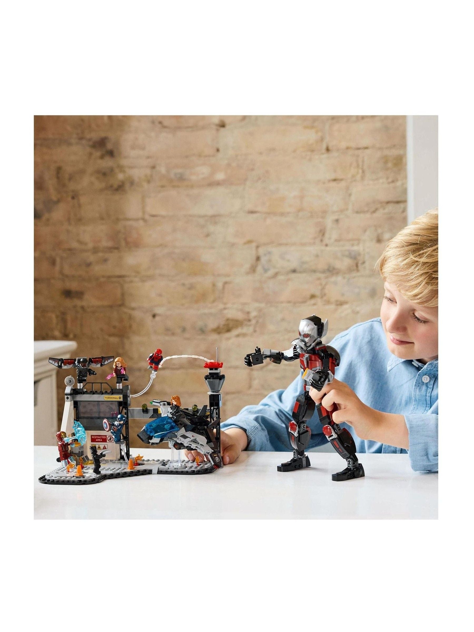 LEGO Marvel Captain America Civil War action battle set, imported from the UK