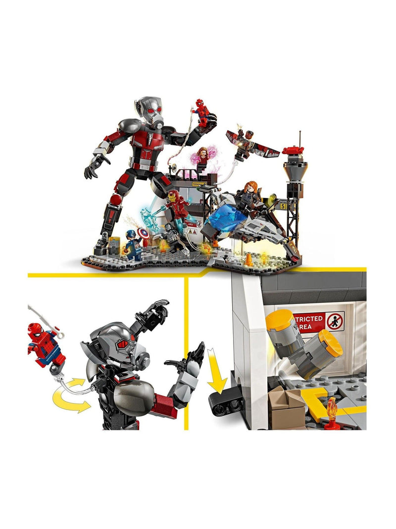 LEGO Marvel Captain America Civil War action battle set, imported from the UK