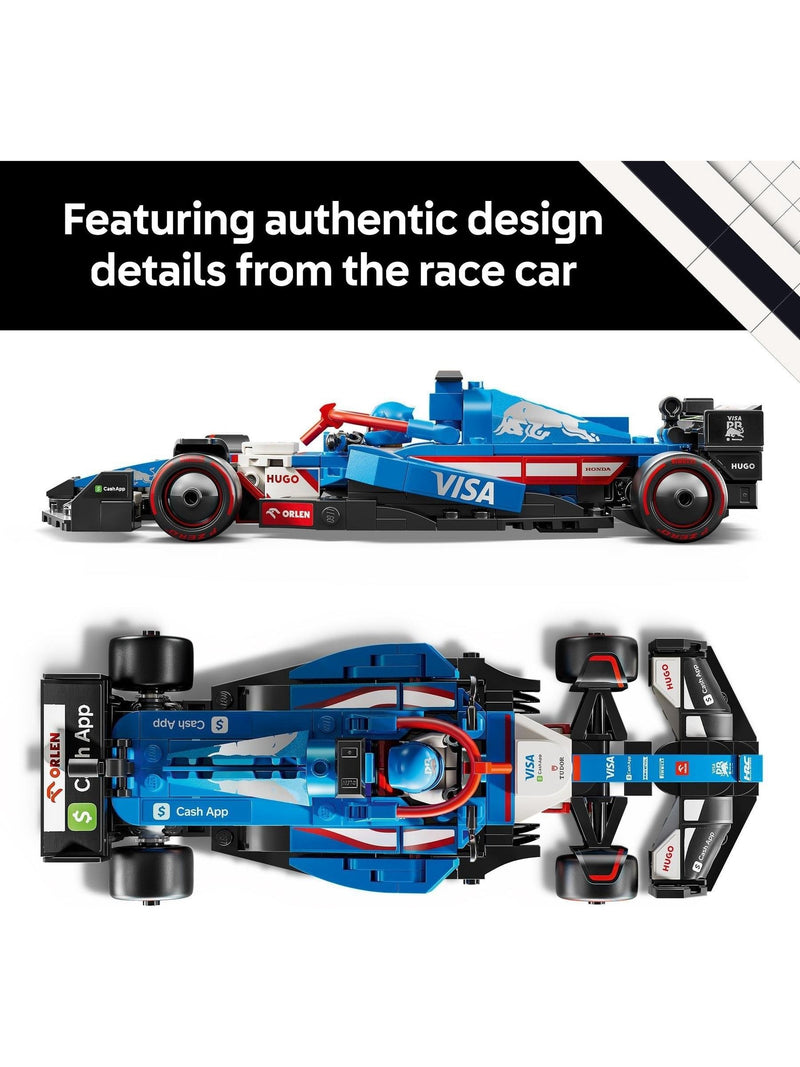 LEGO Speed Champions VCARB 01 F1 race car, imported from the UK
