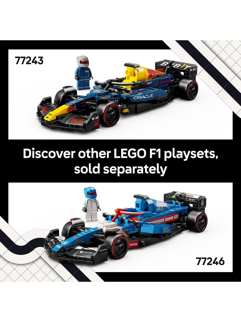 LEGO Speed Champions VCARB 01 F1 race car, imported from the UK