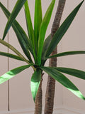 Beards & Daisies green artificial yucca plant 110cm - British product