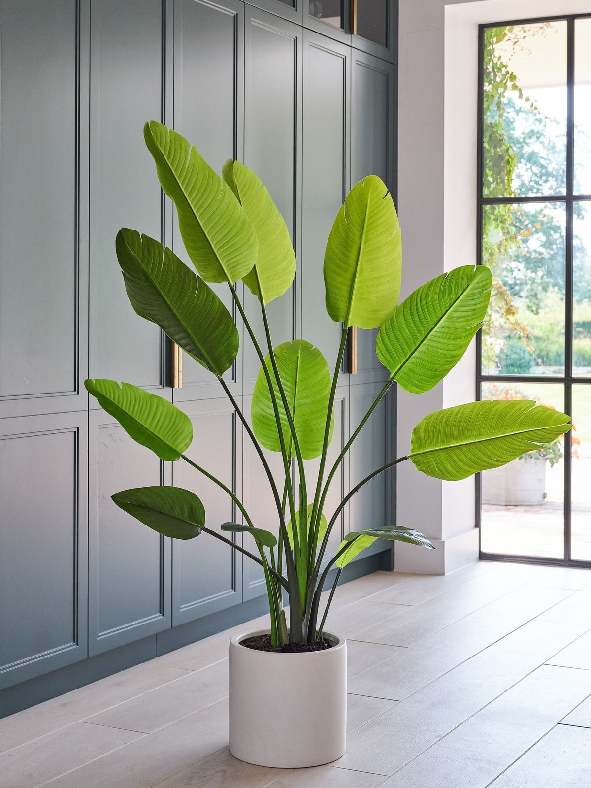 Beards & Daisies Green Artificial Bird of Paradise Plant