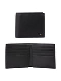 BOSS Black Signature Logo Ray Billfold Wallet in synthetic fabric (British brand)