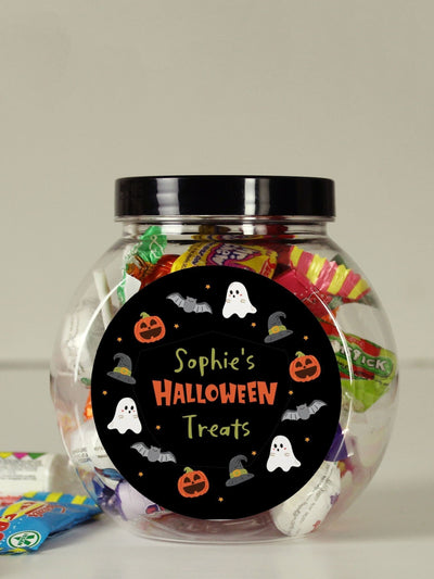 Personlig Halloween Godterikrukke fra PMC