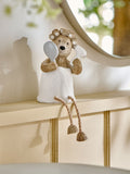 Decorative Bathroom Ornament with Hair Drying Scene
