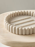 Natural Rib resin soap dish compact 11.5cm - British product