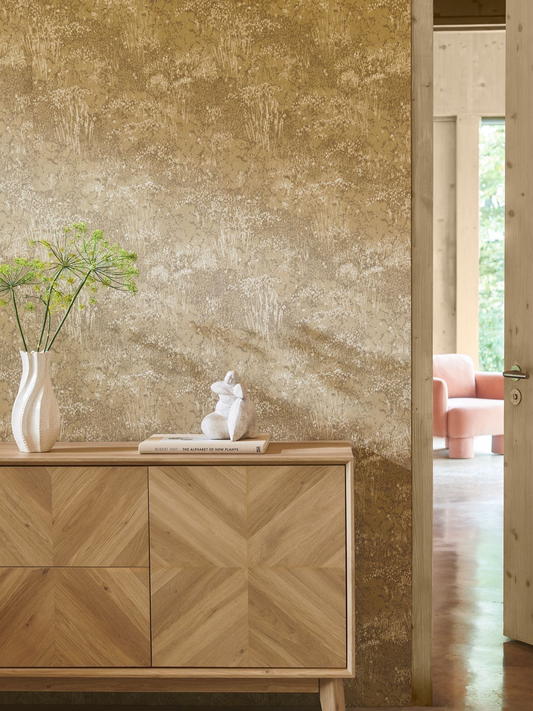Honey Renew Meadow wallpaper sample A4, UK version