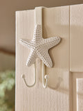 Natural starfish over door hook - British product