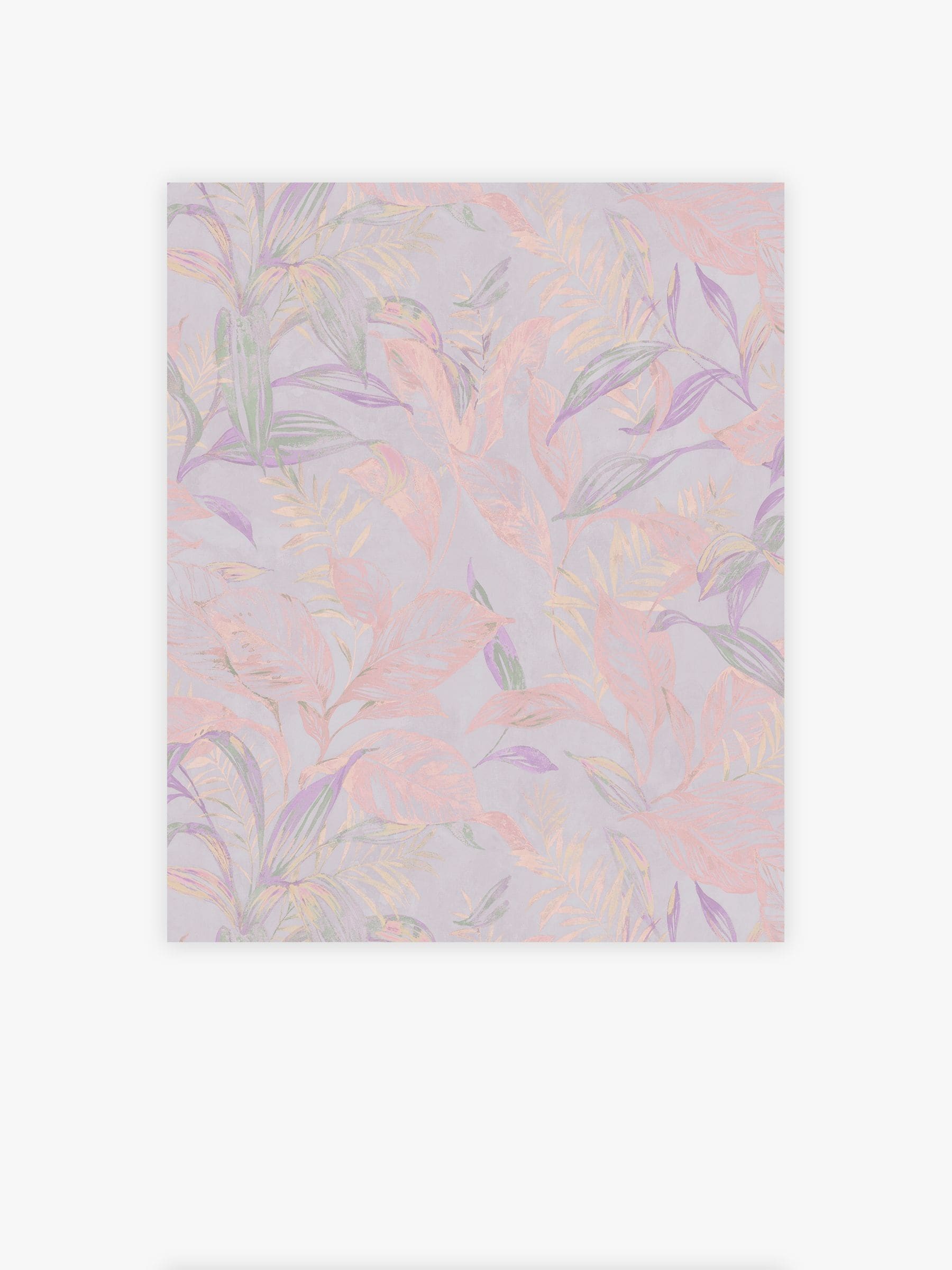 Global Garden wallpaper sample Lilac A4, UK version