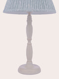Laura Ashley Campion table lamp blue cotton shade, imported from the UK