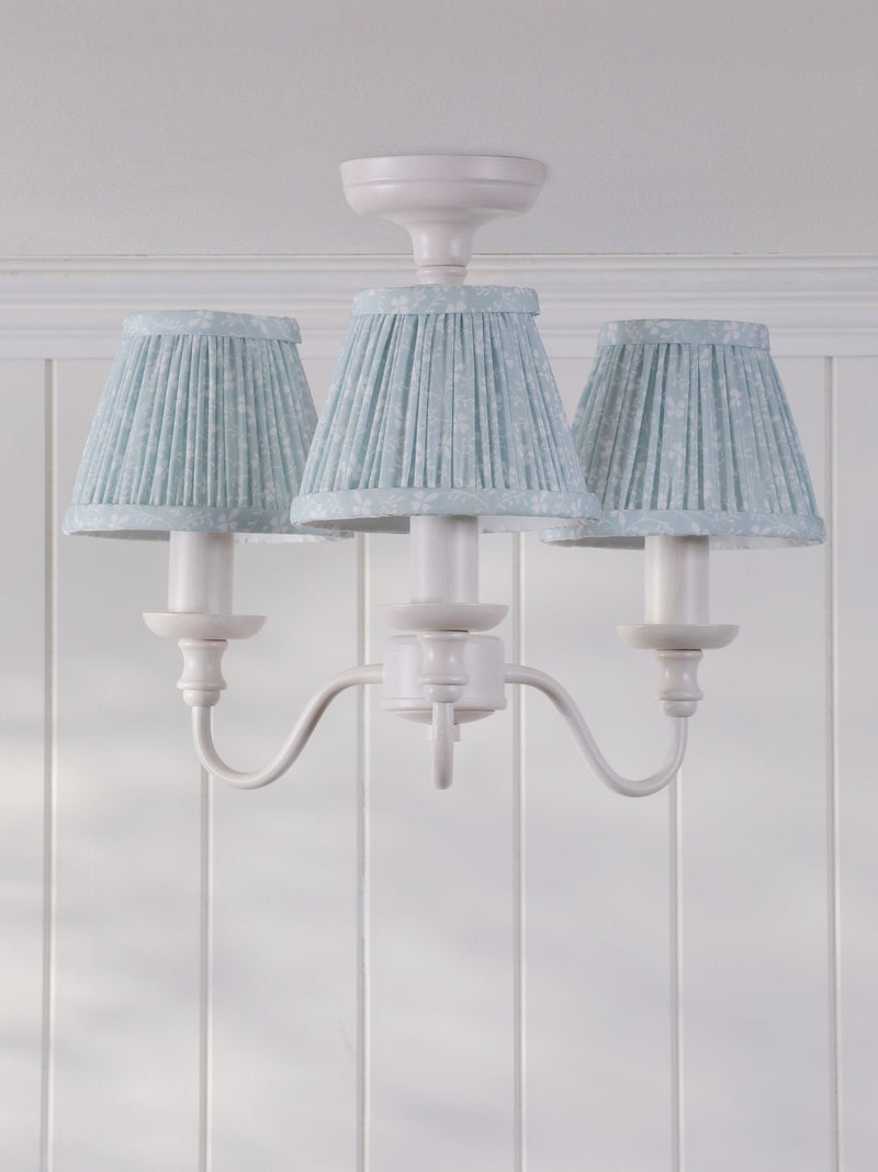 Laura Ashley Campion 3 light semi flush ceiling light, imported from the UK