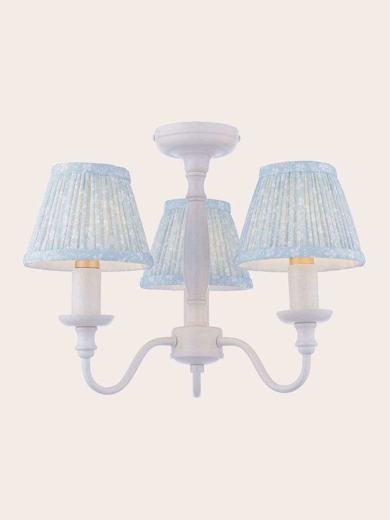 Laura Ashley Campion 3 light semi flush ceiling light, imported from the UK