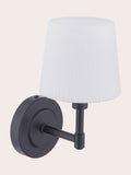 Laura Ashley Bayfield wall light matt black opal glass - British product
