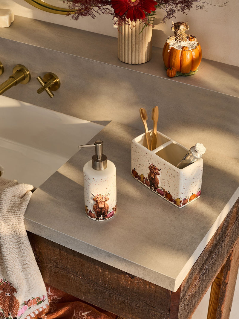 Autumn Hamish ceramic soap dispenser, imported from the UK