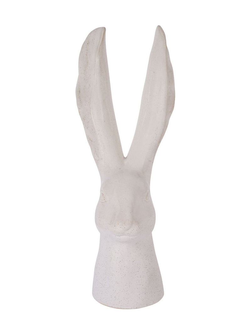 Laura Ashley white large hare head sculpture, UK version