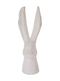 Laura Ashley white large hare head sculpture, UK version