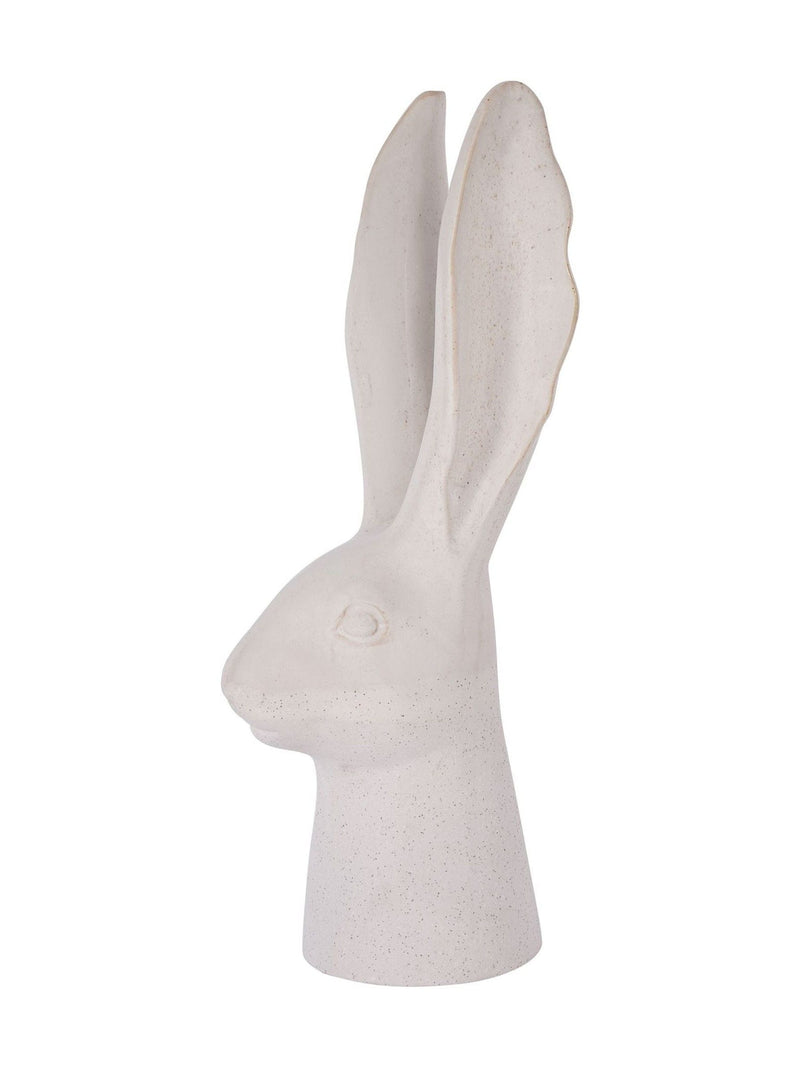 Laura Ashley white large hare head sculpture, UK version