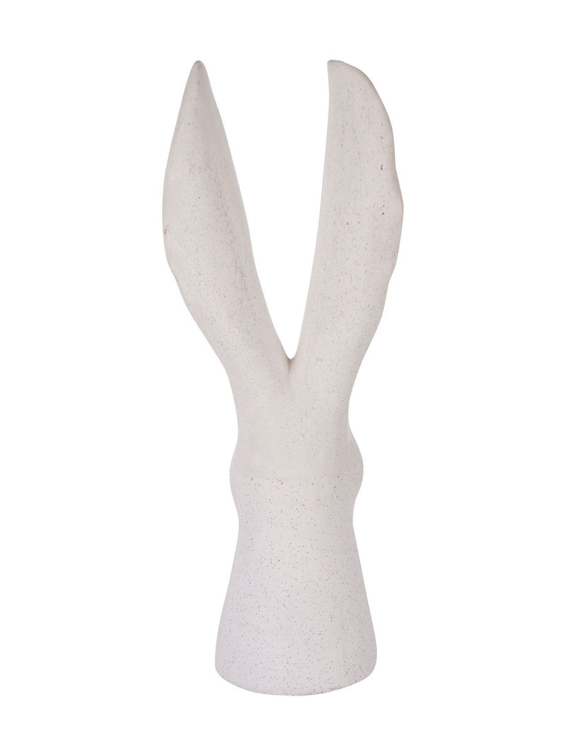 Laura Ashley white large hare head sculpture, UK version